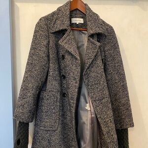 Calvin Klein Textured Wool-Blend Coat